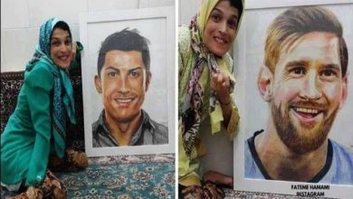 Photo de Fateme Hamami : découvrez l’artiste iranienne paralysée qui réalise le portrait des stars avec ses orteils !